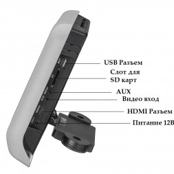 Навесной DVD монитор на подголовник